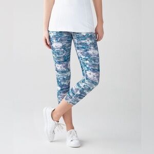 LULULEMON True Self Crop II Blurry Belle Multi